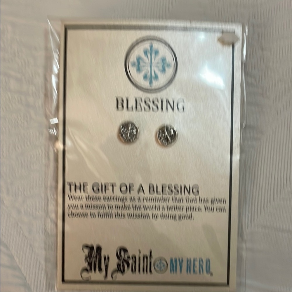 My Saint My Hero Blessing Earrings